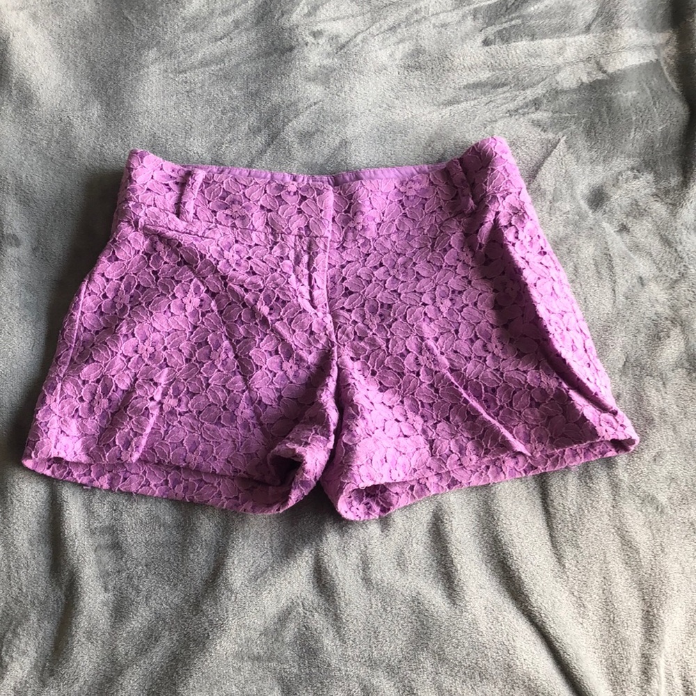 Purple lacey loft shorts